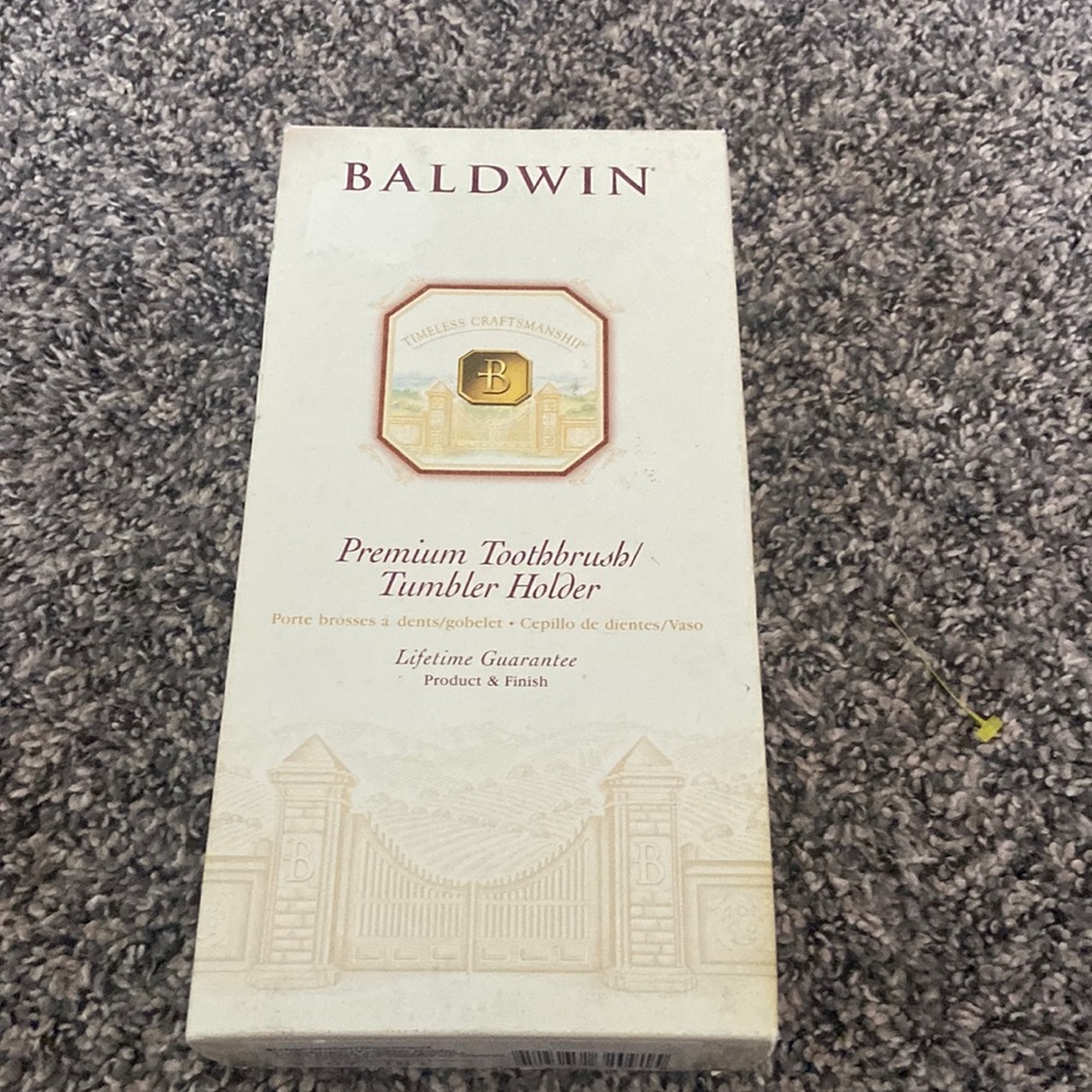 Baldwin Brass Toothbrush Holder